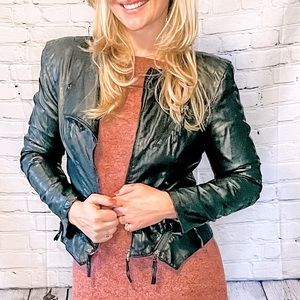 Women’s BlankNYC (faux) leather jacket size small